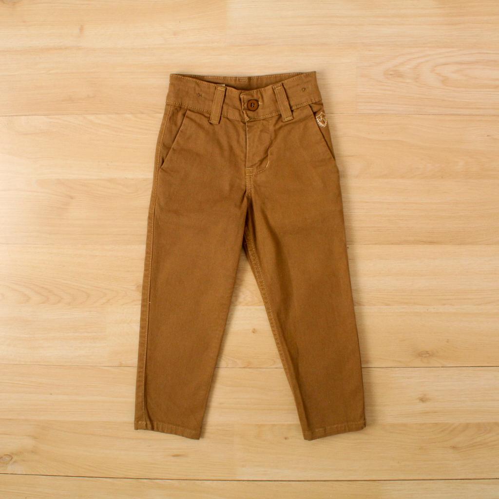 D00006 DRIL CON RIBETE  KAKI ACACIA - JVKIDS
