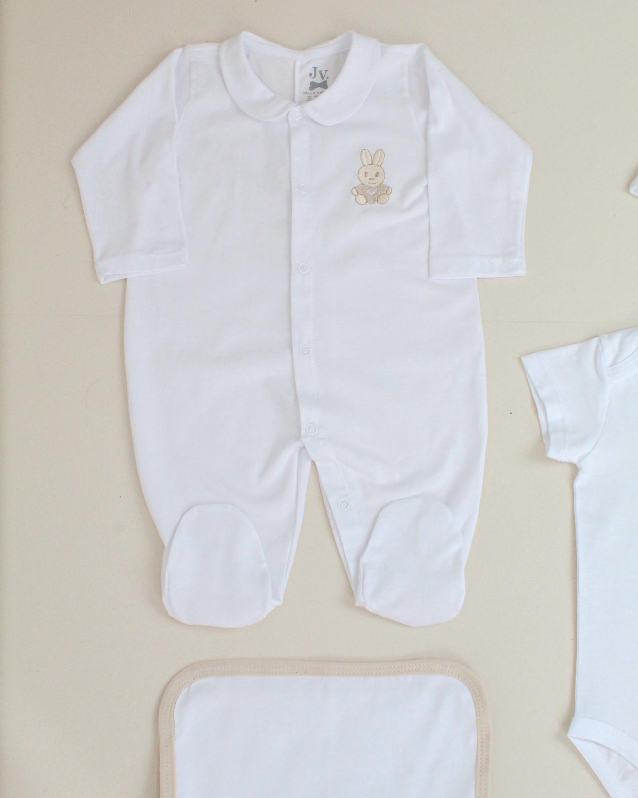 KIT PIJAMA CONEJO BL  111056_2