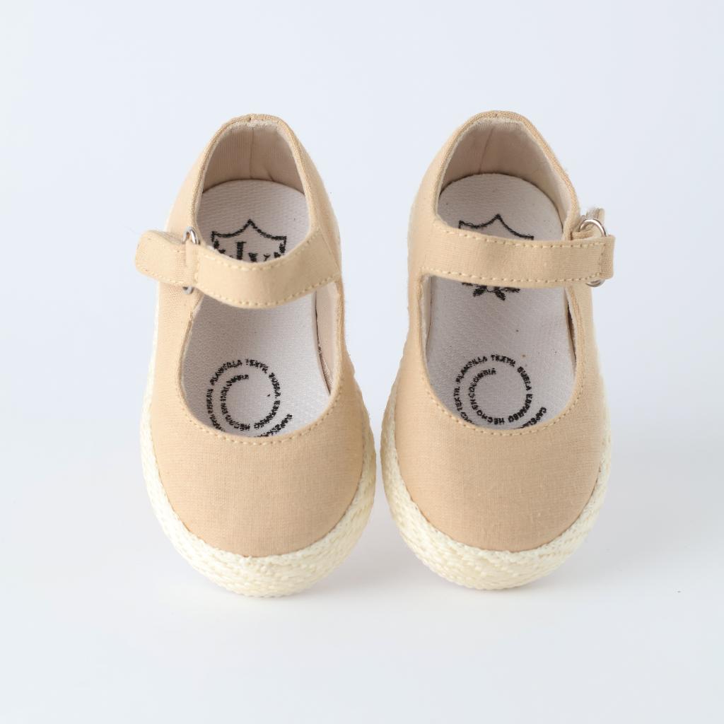 SANDALIA 500 LUNA LONA BEIGE  - JVKIDS