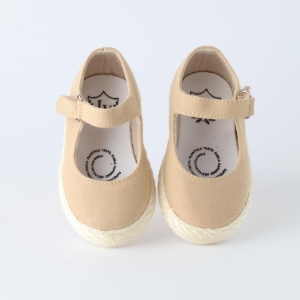 SANDALIA 500 LUNA LONA BEIGE _1