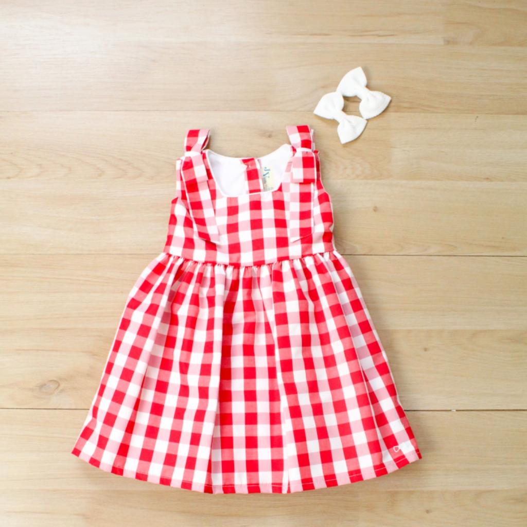VESTIDO SIZA ROJO BAMBI 009034 - JVKIDS
