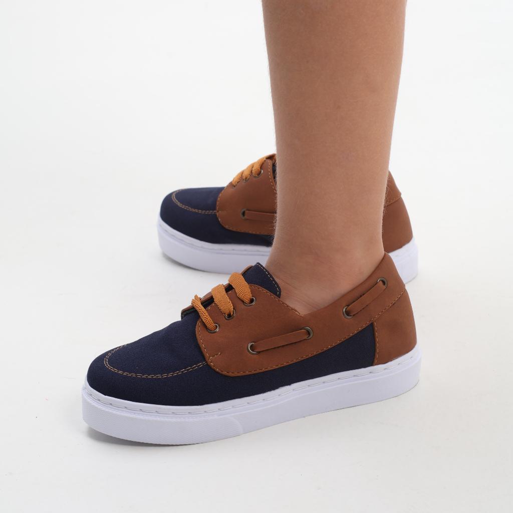 ZAPATO LONA APACHE 690  AZUL X MIEL_6