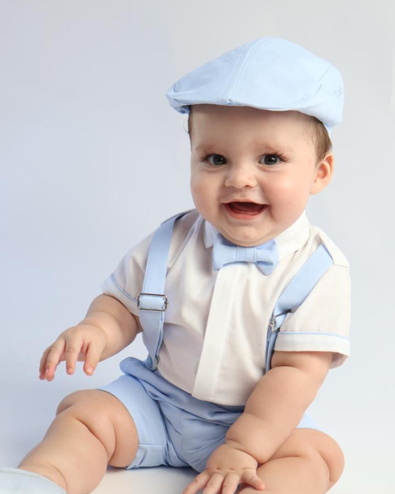 3529 CONJUNTO TIRANTES CORTO CELESTE - JVKIDS