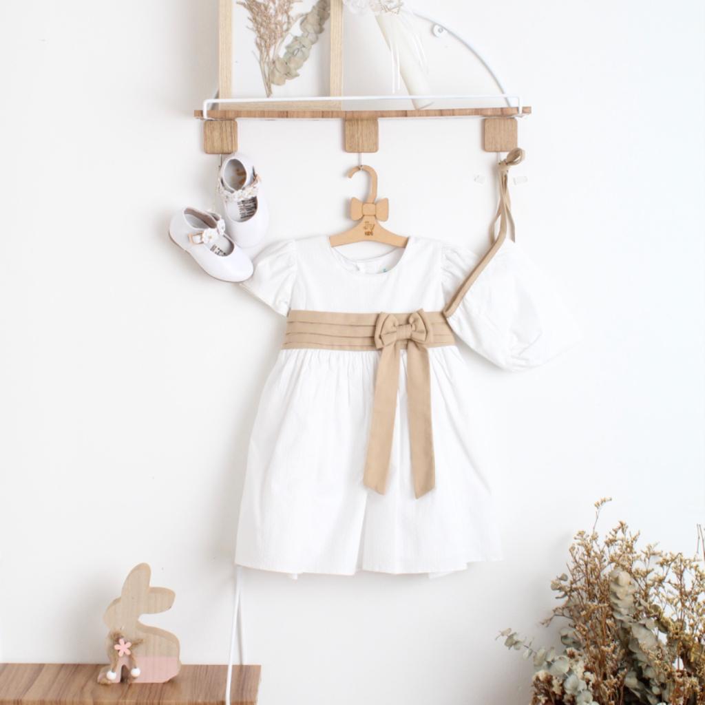 VESTIDO MC BEIGE X ARENA 901900 - JVKIDS