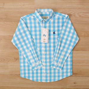 CAMISA ML CUADROS CELESTE 000347_2