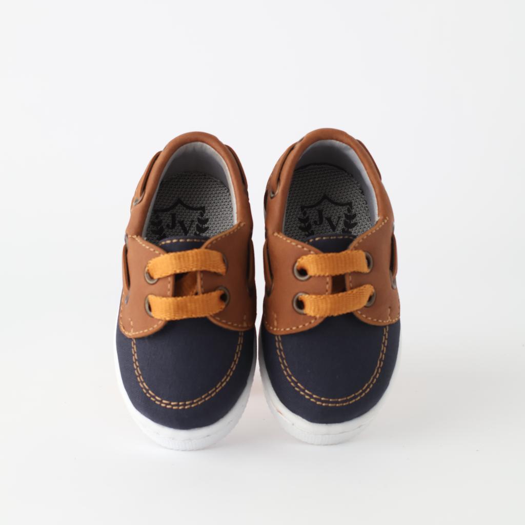 ZAPATO LONA APACHE 690  AZUL X MIEL_1