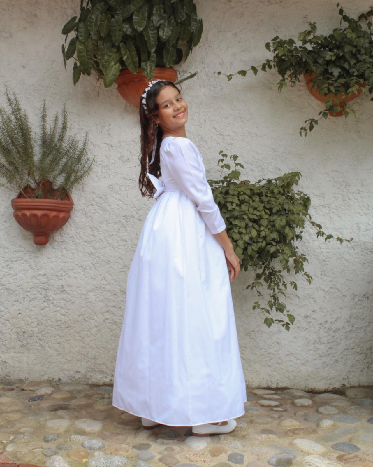 VESTIDO ML TBL PRIMERA COMUNION 000931 - JVKIDS