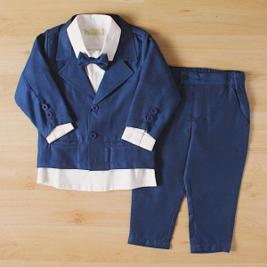 CONJUNTO BLAZER BLAZER AZUL _1