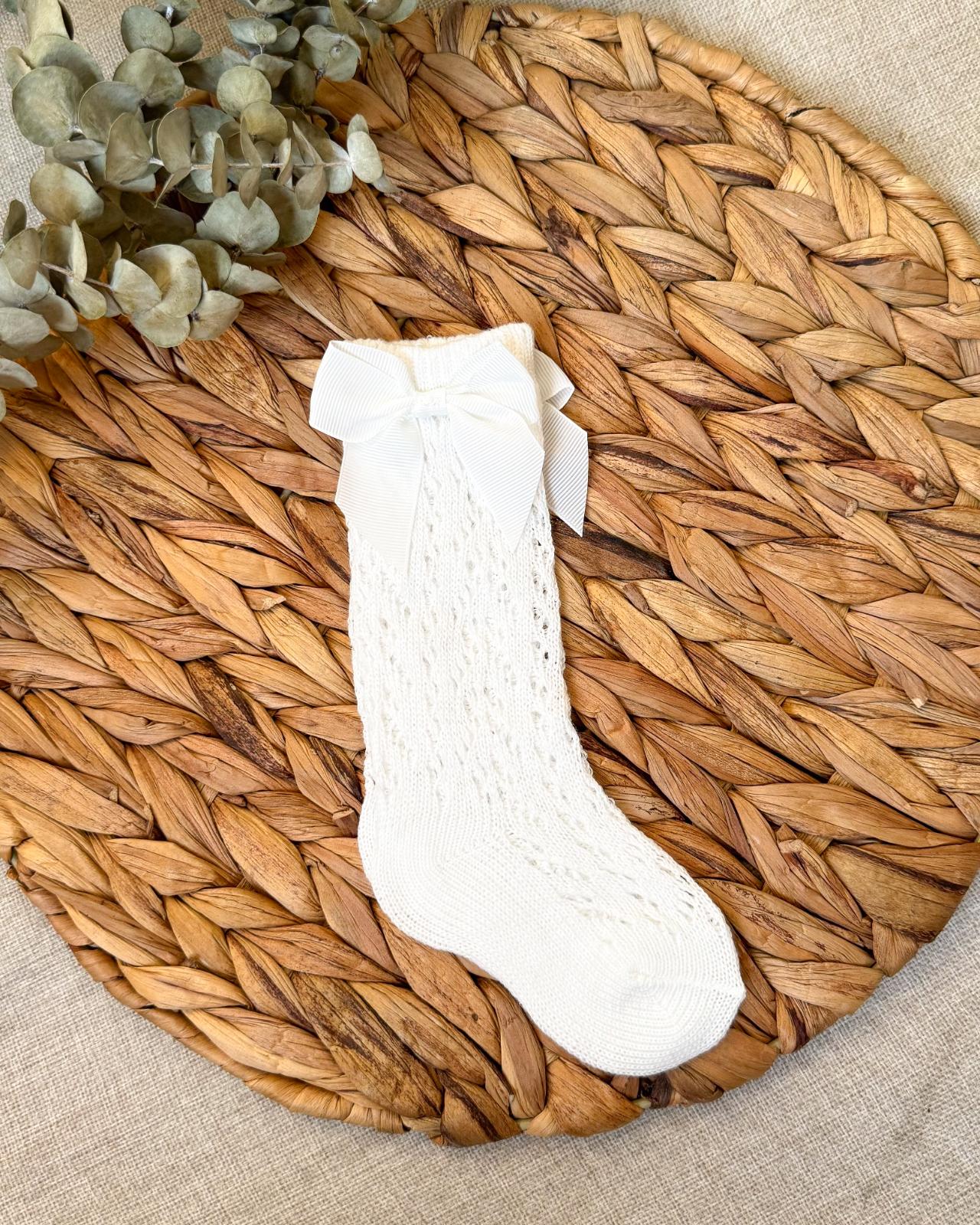 MEDIA MALLA HILO BLANCA 111011 - JVKIDS