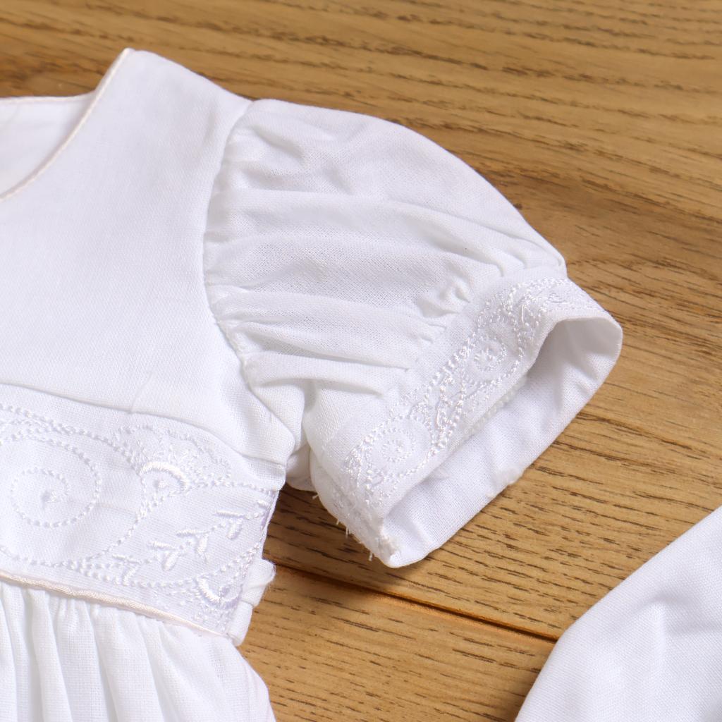 VESTIDO DE BAUTIZO BLANCO PARA NIÑA CON BORDADO _2
