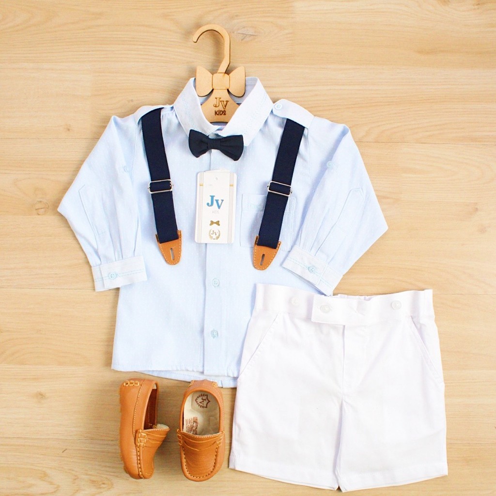 CONJUNTO DE TIRANTES CELESTE Y BLANCO 556_1